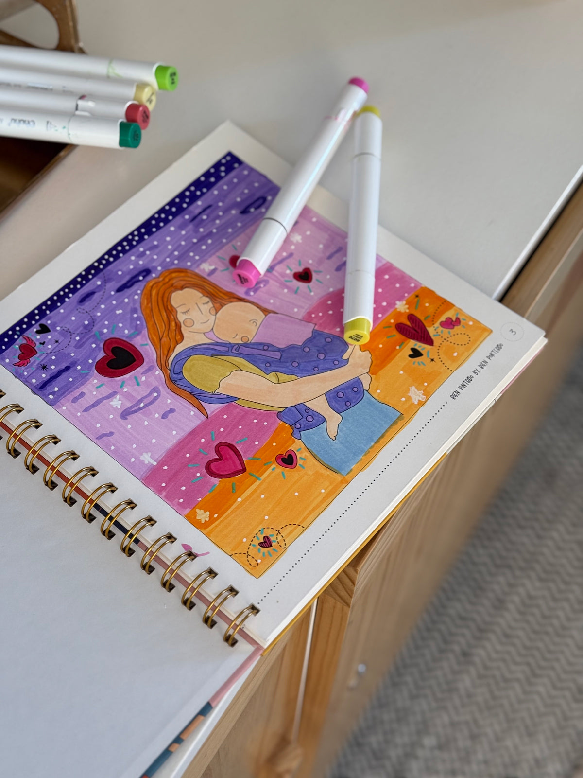 Libro para colorear y conectar "Bien Pintado" by Bien Porteado
