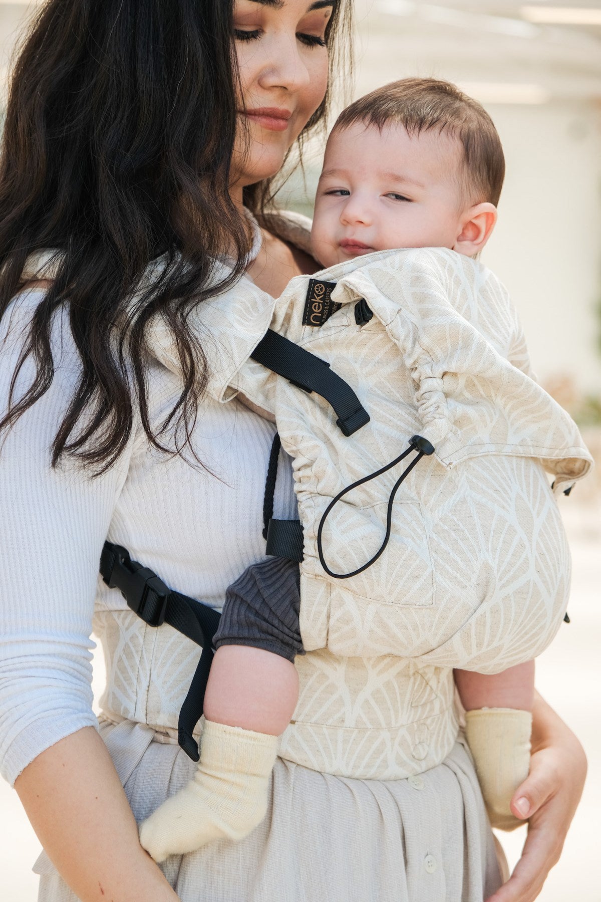 Mochila Ergonómica Neko Slings diseño Perla tamaño Baby