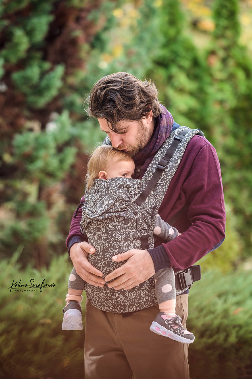 Mochila Ergonómica Efes Paisley Dark Toddler