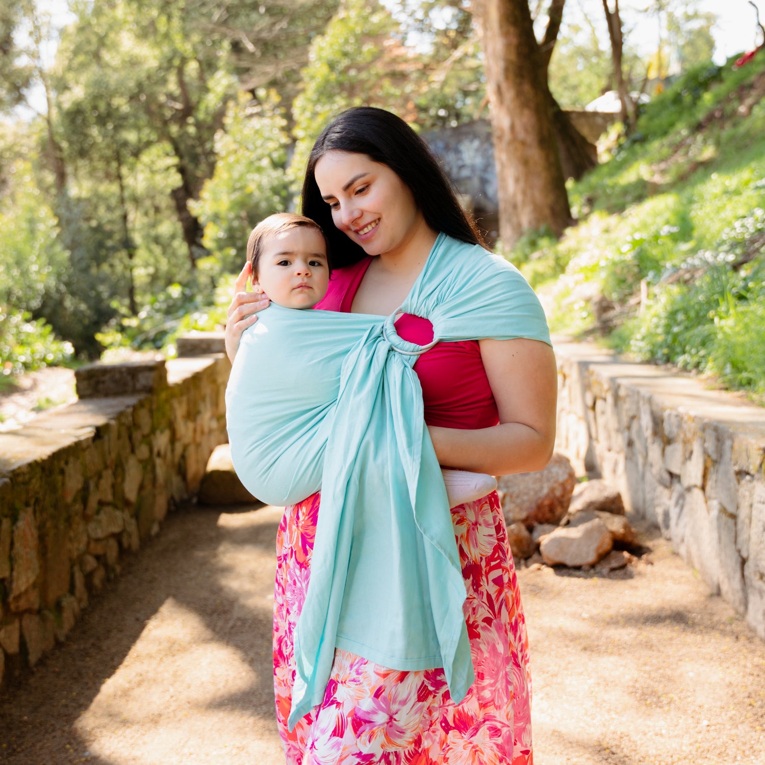 Bandolera de lino marca Baltimama